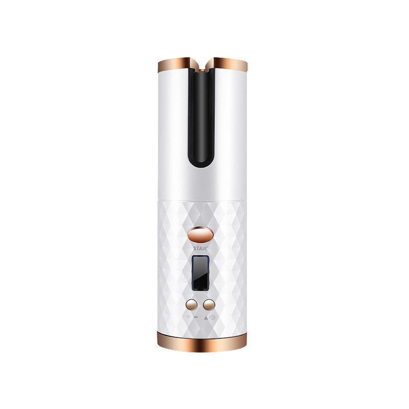 Portable Rechargeable Hair Curler with Ceramic Barrel