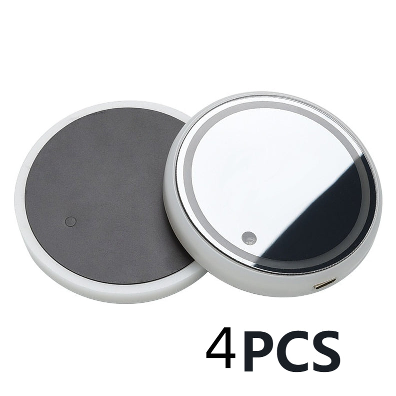 Solar USB Rechargeable LED Cup Holder Coaster