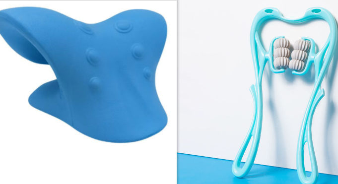 Portable Six-Wheel Neck and Shoulder Massage Roller