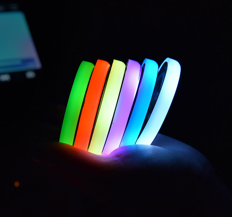 Solar USB Rechargeable LED Cup Holder Coaster