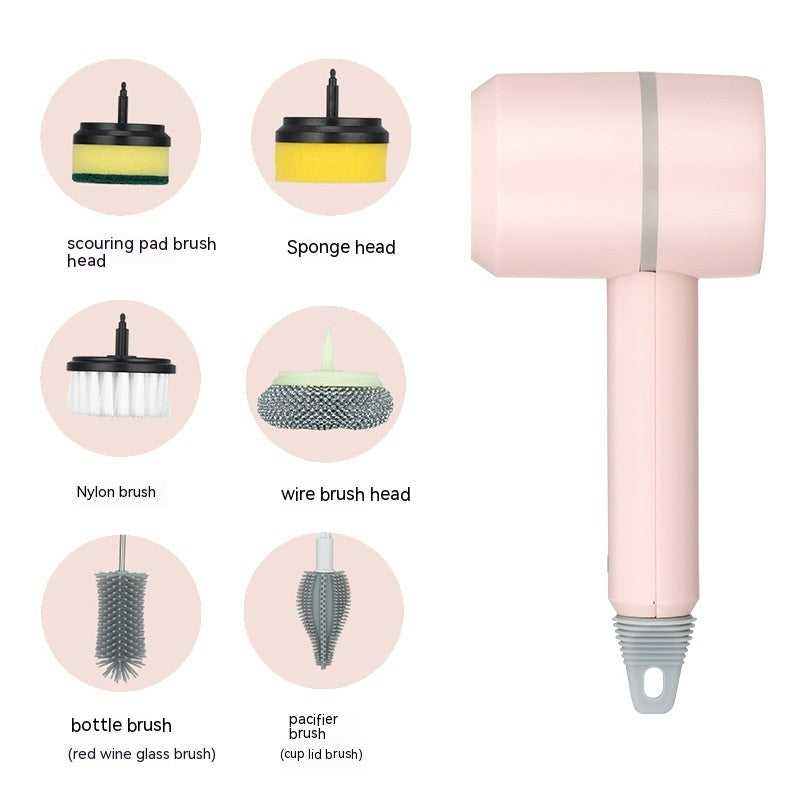 Automatic rotation for deep and powerful cleaning.