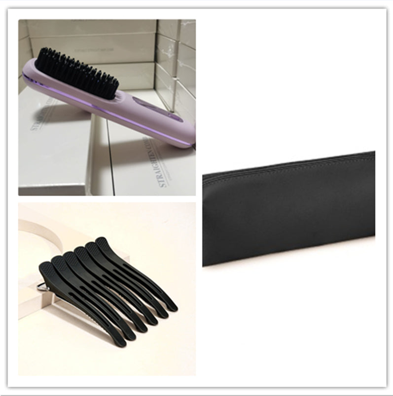 Fast Heating USB Rechargeable Hair Straightener Comb